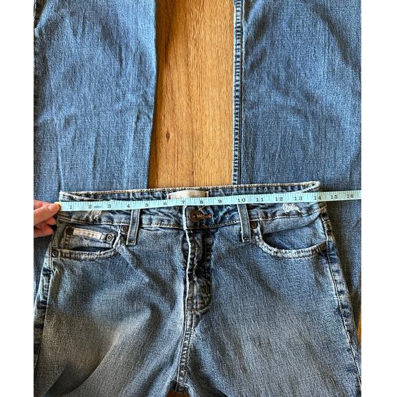 l.e.i. Vtg Low Rise Flare Jeans Size 5 - Picture 6 of 9